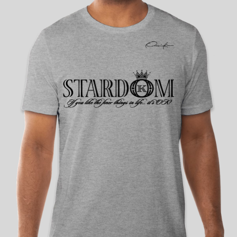 stardom t-shirt gray