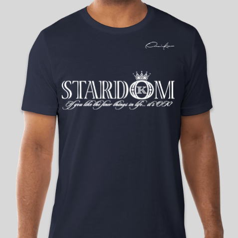 stardom t-shirt navy blue