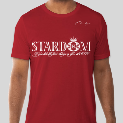 stardom t-shirt red
