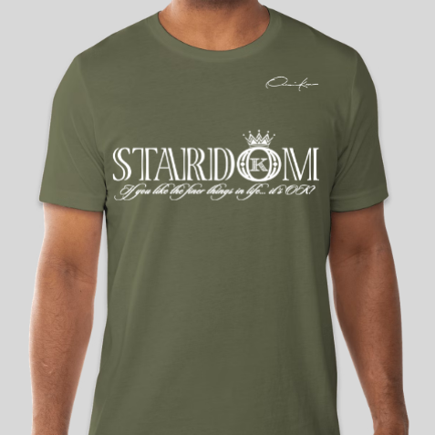stardom t-shirt army green