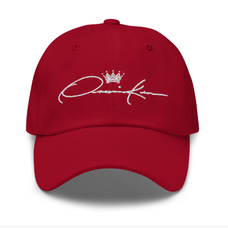 women's red signature cap