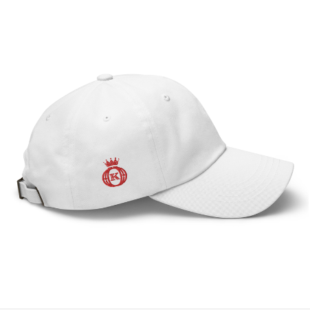 women's white crown cap