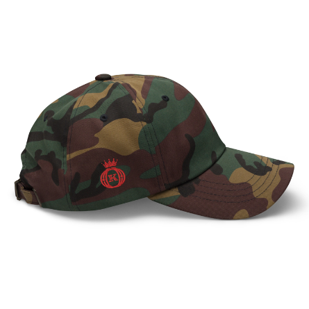 women's camouflage crown cap
