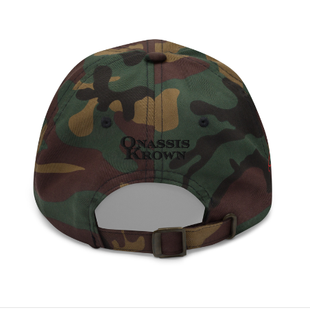 women's camouflage embroidered cap