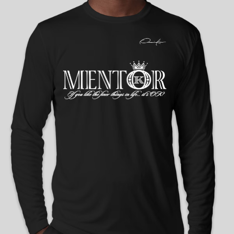 mentor long sleeve shirt black