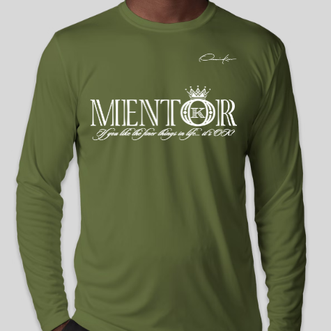 mentor long sleeve shirt army green