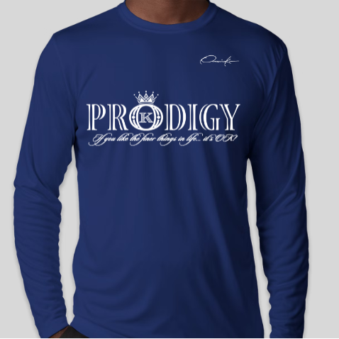 prodigy long sleeve shirt royal blue