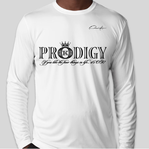 prodigy long sleeve shirt white