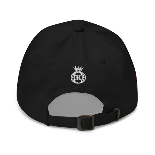 women's plain black logo cap