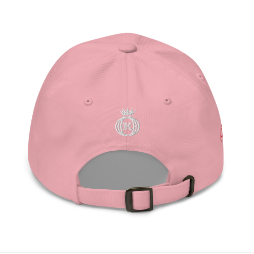 women's plain pink logo cap
