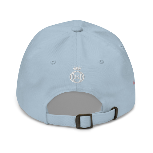 women's plain light blue logo cap