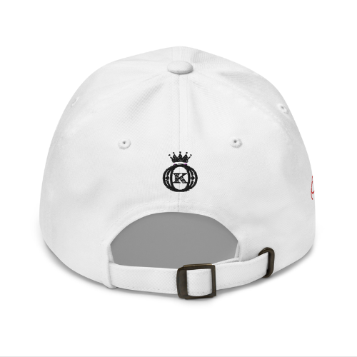 women's plain white logo cap