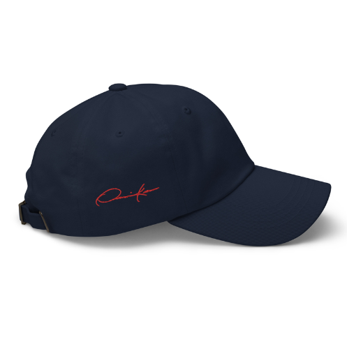 women's plain navy blue signature cap
