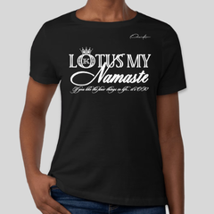 Lotus My Namaste T-Shirt - Army Green / Small (28L x 18W in) - Shirts