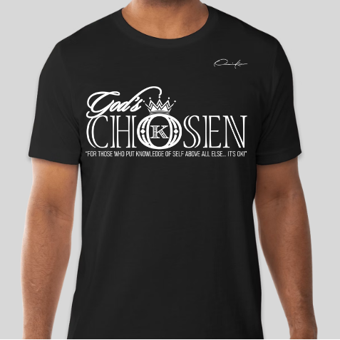 God's Chosen T-Shirt Black