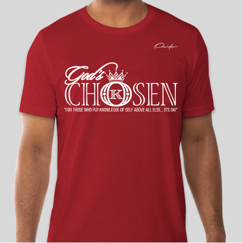 God's Chosen T-Shirt Red
