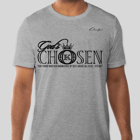 God's Chosen T-Shirt Gray
