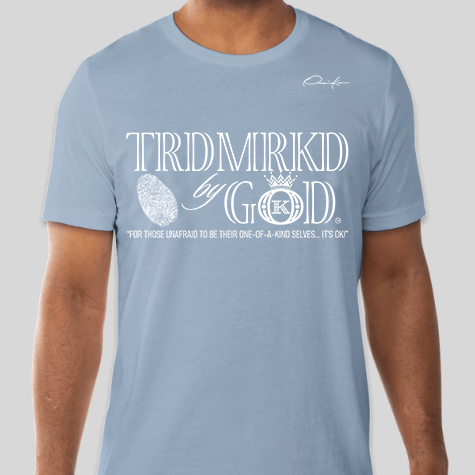 Trademarked by God T-Shirt Carolina Blue