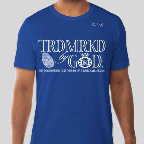 Trademarked by God T-Shirt Royal Blue