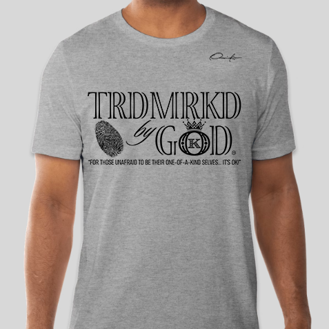 Trademarked by God T-Shirt Gray