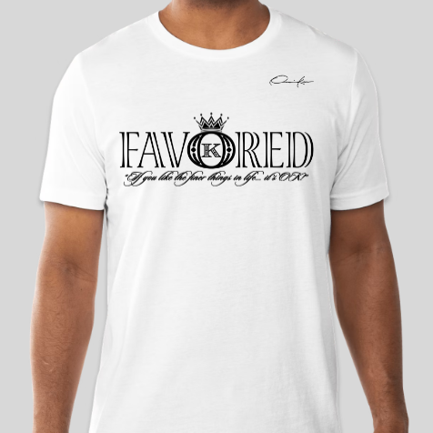 favored t-shirt white