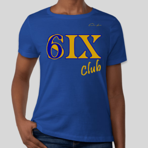 sigma gamma rho six club shirt royal blue