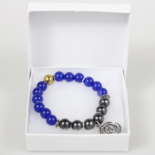 air force charm bead bracelet gift box