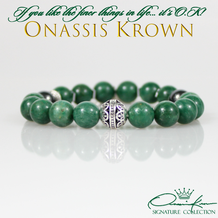 green african jade anahata charm chakra bracelet