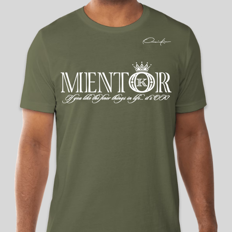 mentor t-shirt army green