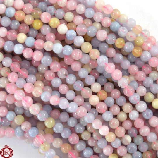 beryl morganite gemstone beads