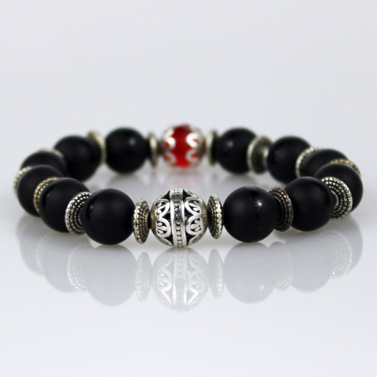 buddha black onyx bracelet