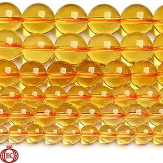 quality citrine gemstone beads