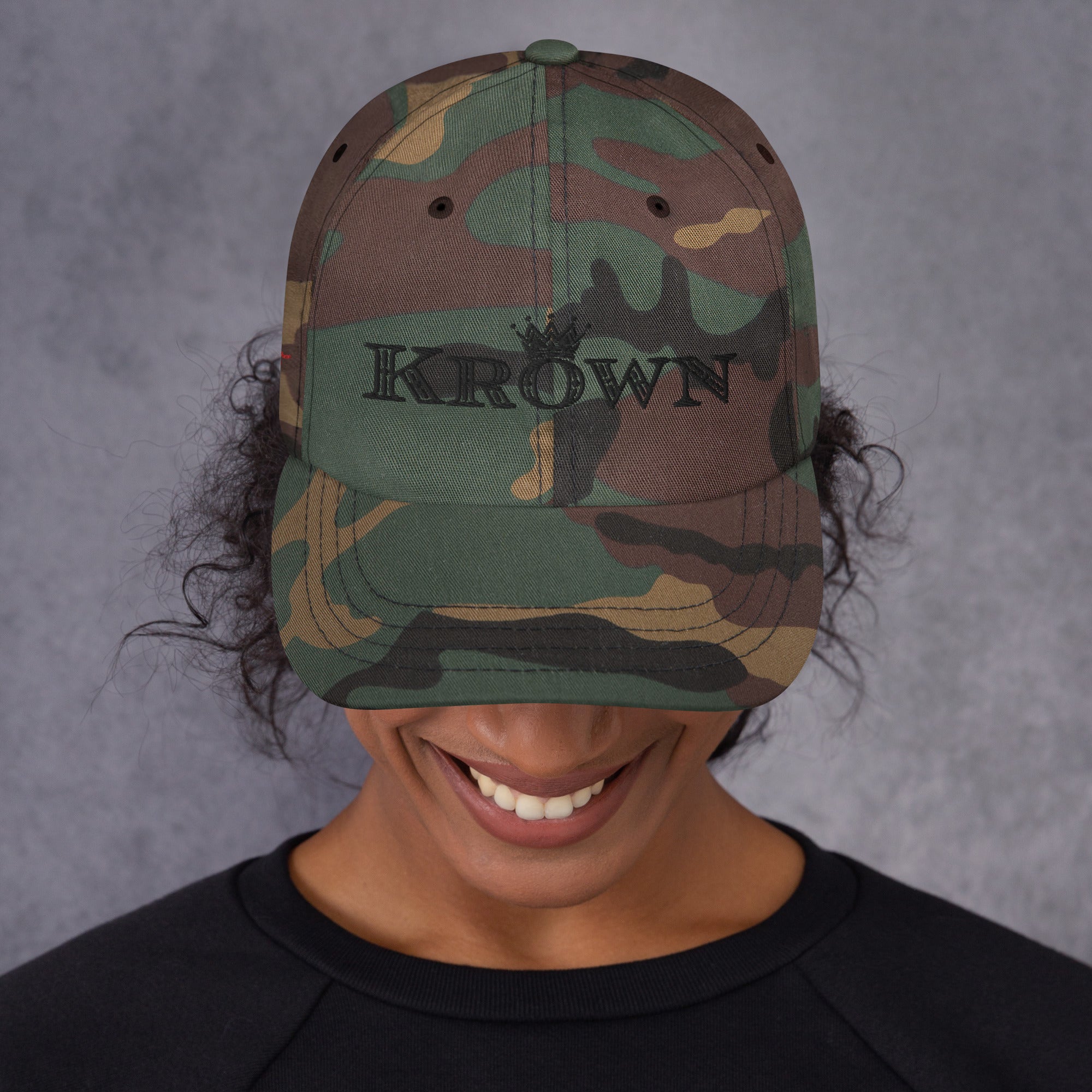 women's camouflage baseball cap