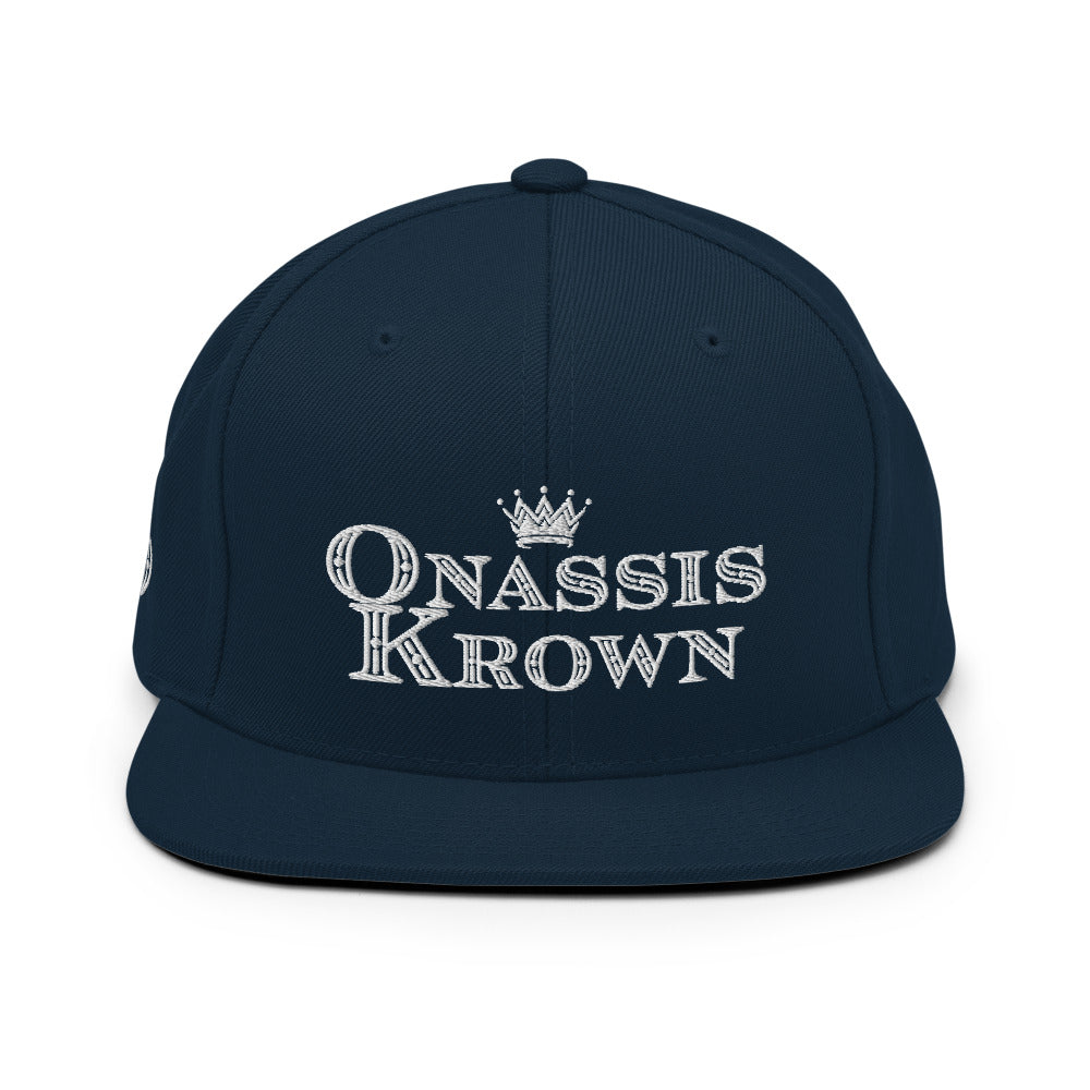 couture fashion brand cap navy blue