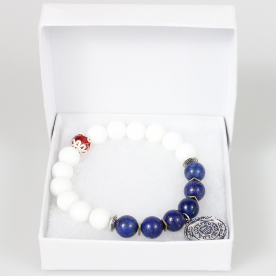 coast guard charm bracelet gift box