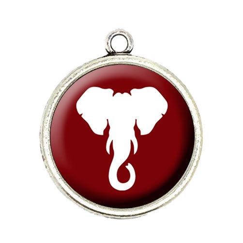 delta sigma theta elephant jewelry bracelet cabochon charm