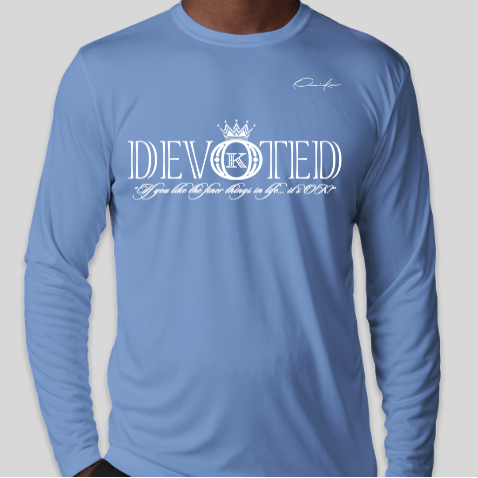 devotion shirt carolina blue