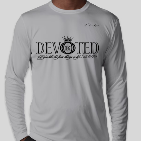 devotion shirt gray