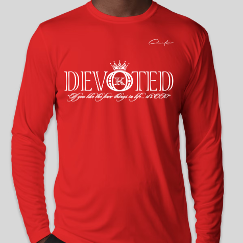devotion shirt red