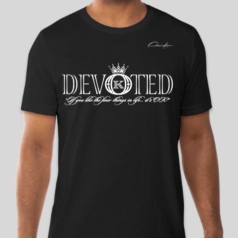 devoted t-shirt black