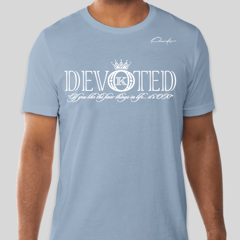 devoted t-shirt carolina blue