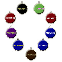 Fraternity & Sorority Founding Year Cabochon Charms - 1 Charm - Charms