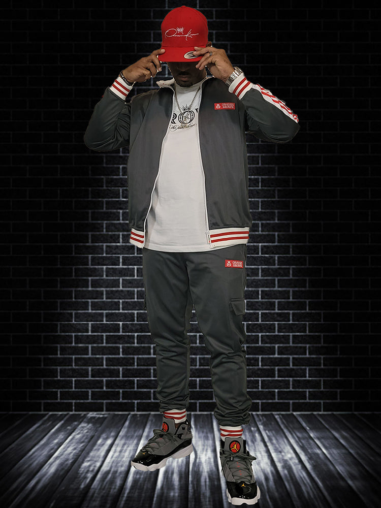 Gray Designer Tracksuit Unisex – Onassis Krown - Main Image