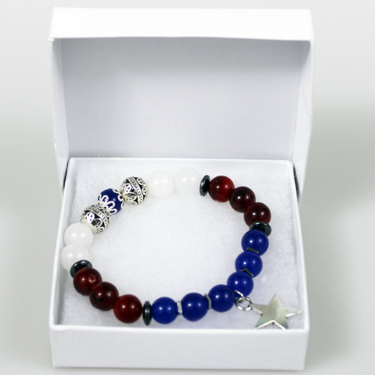 independence bead bracelet gift box