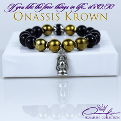 Omega Fraternity Bead Bracelet - 4.5 in - Bracelet
