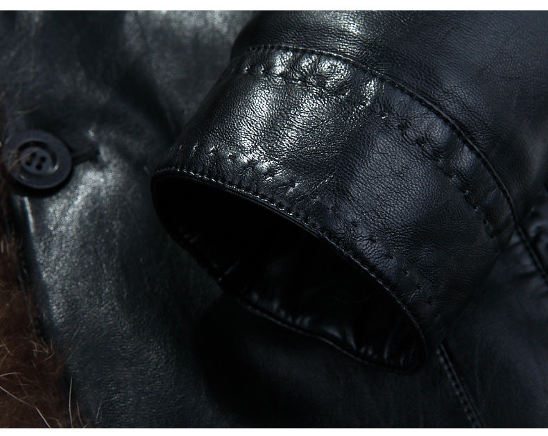 italian leather coat