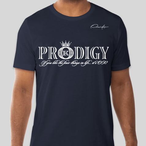 prodigy t-shirt navy blue