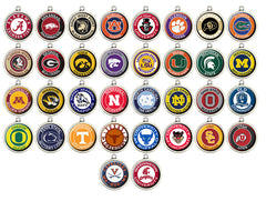 college & university cabochon charms