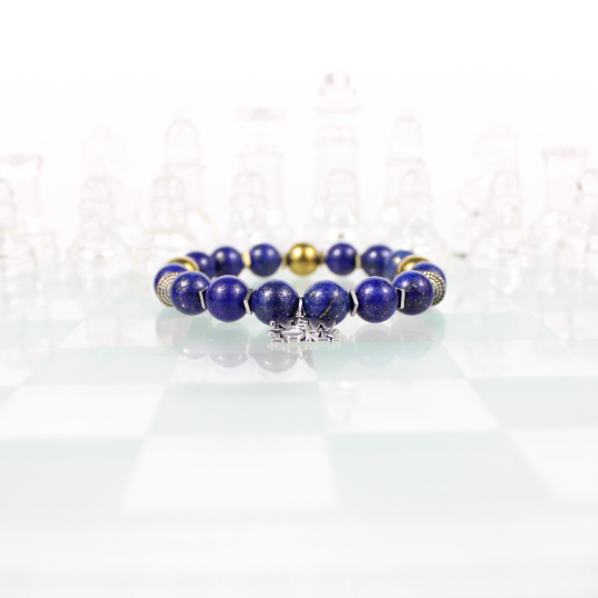 lapis lazuli bracelet chess board