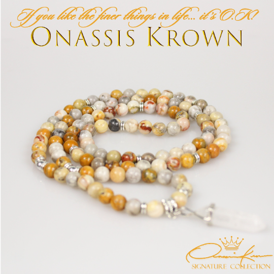 ocean jasper prayer beads